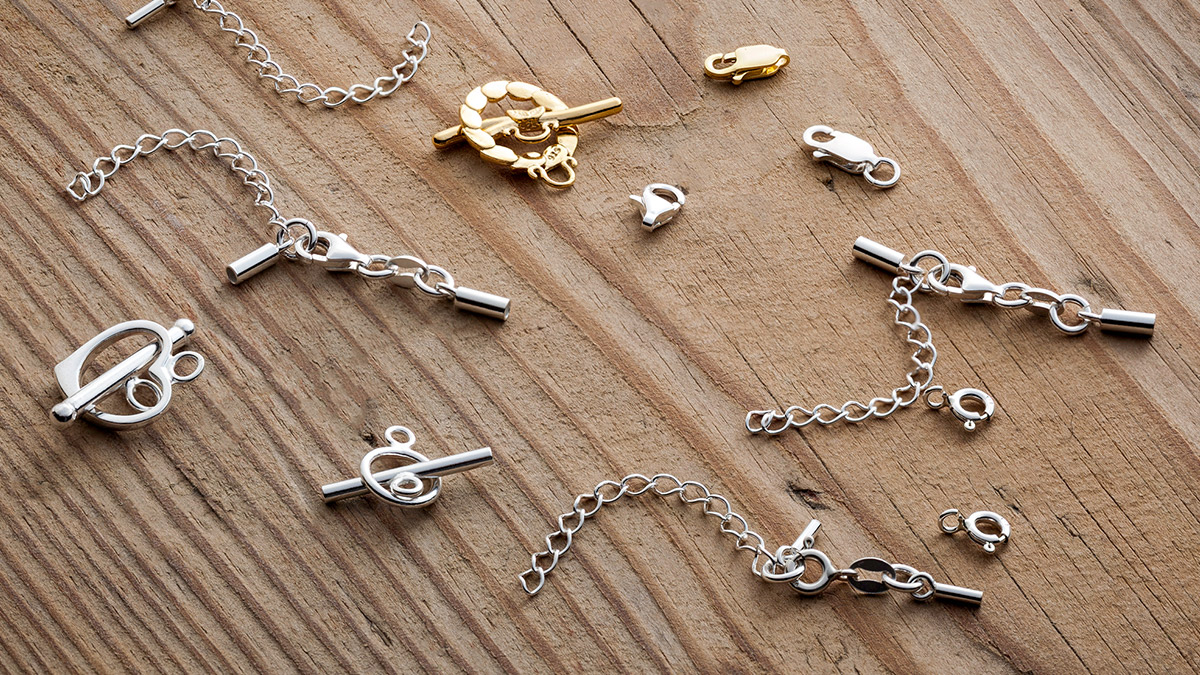 Fermoir bijoux en gros - lot de 100 fermoirs anneau à ressort 6mm argentés  pour collier, bracelet avec serre-cordons | Piccolino